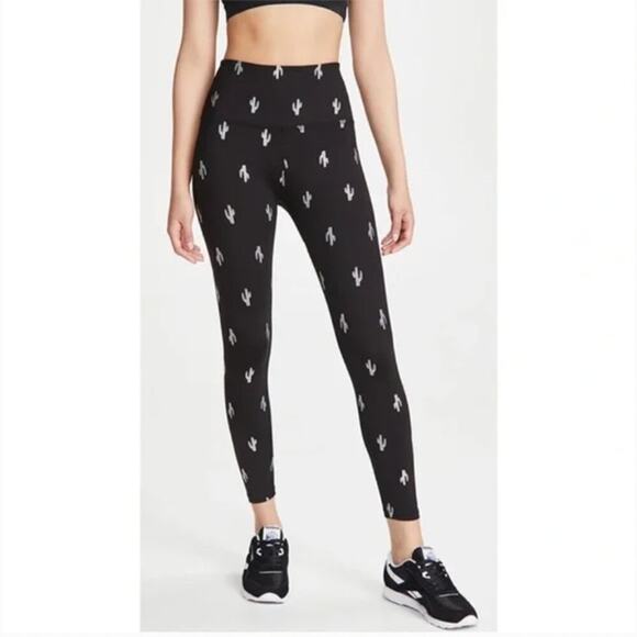 Beyond Yoga Cactus Print High Waisted 7/8 Leggings - Picture 1 of 7